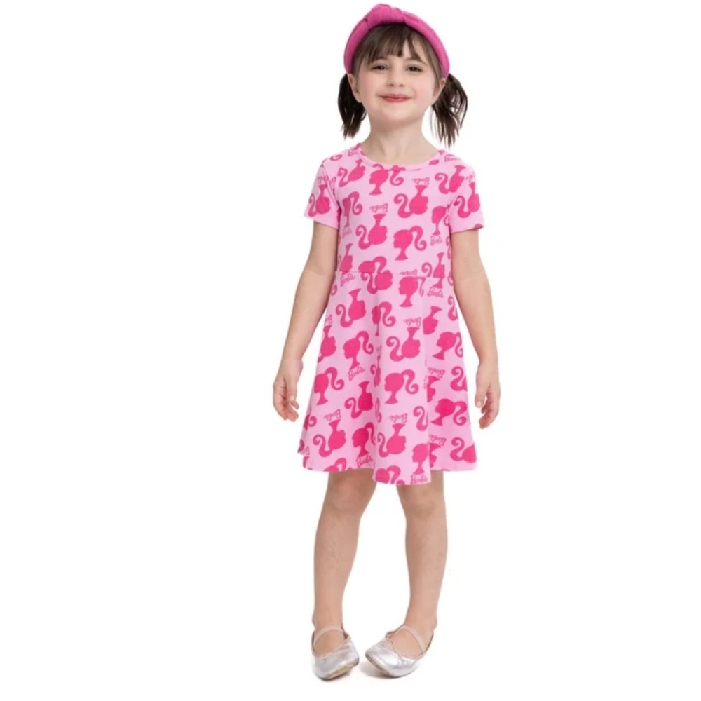 Barbie Toddler Girl Print Skater Dress